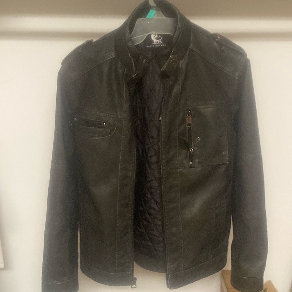 David Outwear - Black - Bonanza Leather Jacket- Size XL